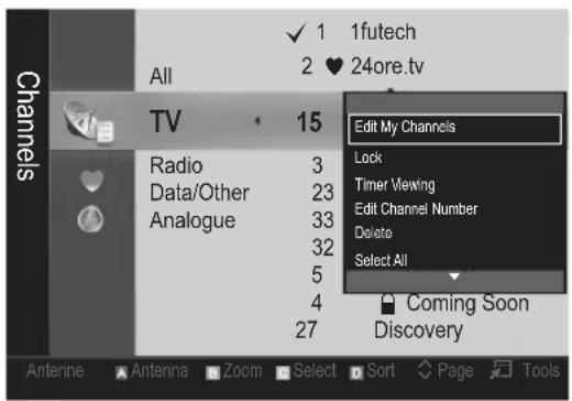 SAMSUNG UE37C6530UW - (in Channel Manager) - 1