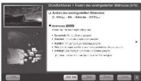 SAMSUNG UE40D6540UQ - Verwenden der Hilfe - 3