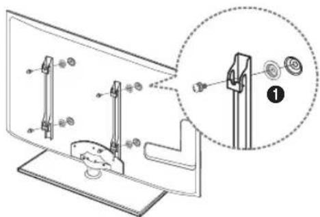SAMSUNG UE40D6540UQ - Préparation avant l'installation d'un dispositif de fixation murale - 2
