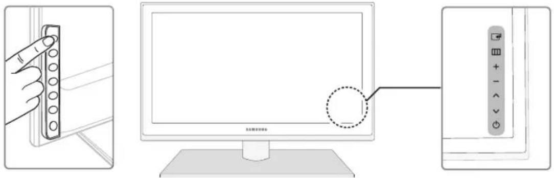 SAMSUNG UE40D6540UQ - Montieren des Standfußes mit Kabelhalter - 2