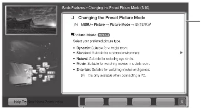 SAMSUNG UE40D6540UQ - Viewing the Contents - 1