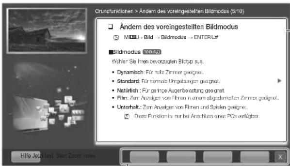 SAMSUNG UE40D6540UQ - Anzeigen der Inhalte - 1