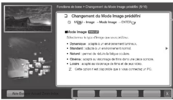 SAMSUNG UE40D6540UQ - Affichage du contenu - 1