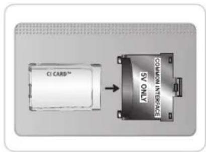 SAMSUNG UE40D6540UQ - Verwenden der „Cl“- oder „Cl+“-Karte - 1