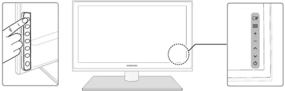 SAMSUNG UE40D6540UQ - Présentation du panneau de configuration - 1