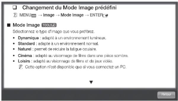 SAMSUNG UE40D6540UQ - Utilisation du mode Zoom - 1