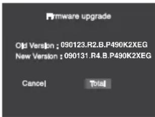 SAMSUNG DVD-P290K - Procedimiento de actualización - 1