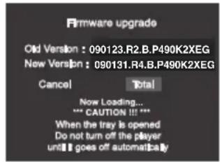 SAMSUNG DVD-P290K - Procédure de mise à jour - 2