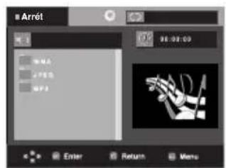 Arrêt 91:08:09 MR PFE MFI Enter Return Menu