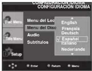 SAMSUNG DVD-P290K - modifi catión del menu setup - 1
