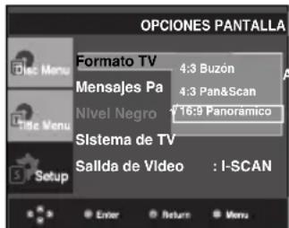 SAMSUNG DVD-P290K - Con guración de las opciones de pantalla - 2
