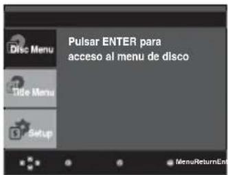 SAMSUNG DVD-P290K - Uso del menú del disco (DVD) - 1
