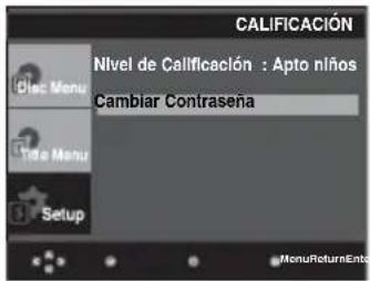 SAMSUNG DVD-P290K - Cambio de contraseña - 3