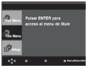 SAMSUNG DVD-P290K - Uso del menú de títulos (DVD) - 1