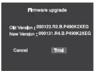 SAMSUNG DVD-P290K - Upgrade procedure - 1