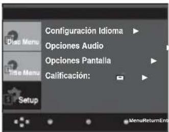 SAMSUNG DVD-P290K - Configuración del nivel de clasificación - 1