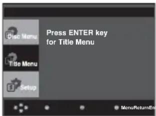 SAMSUNG DVD-P290K - Using the Title Menu - 1