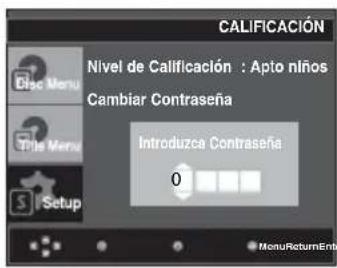 SAMSUNG DVD-P290K - Cambio de contraseña - 4