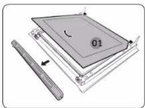 SAMSUNG NV7B5775XDK - Ovendeurglas - 2