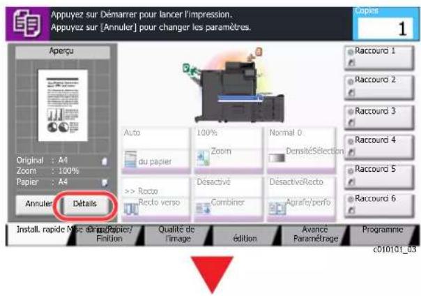 KYOCERA TASKalfa 7002i - Sélectionner [Détails]. - 1