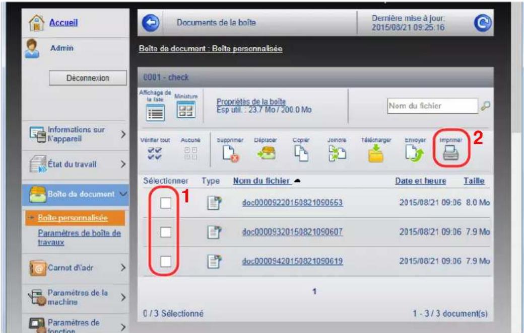 KYOCERA TASKalfa 7002i - Imprimer le document. - 1