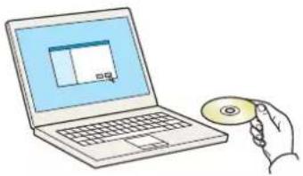 KYOCERA TASKalfa 7002i - Insérer le DVD. - 1