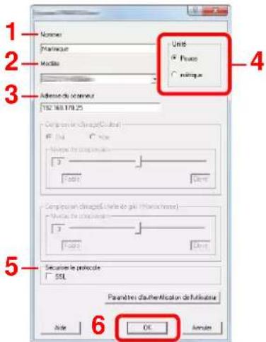 KYOCERA TASKalfa 7002i - Configurer le pilote TWAIN. - 1