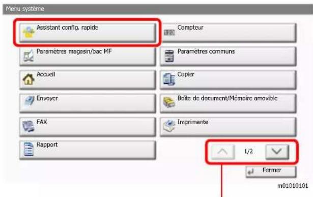 KYOCERA TASKalfa 7002i - Utilisation de l'écran - 1