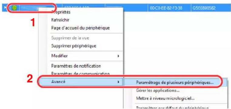 KYOCERA TASKalfa 7002i - Inscription des données du carnet d'adresses sur la machine - 1