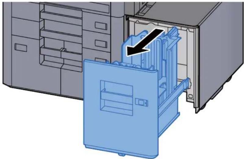 KYOCERA TASKalfa 8002i - Sortir entièrement le magasin de la machine. - 1