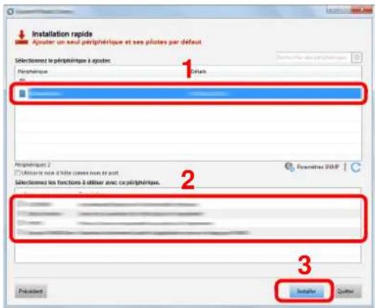 KYOCERA TASKalfa 8002i - Installer le logiciel. - 1