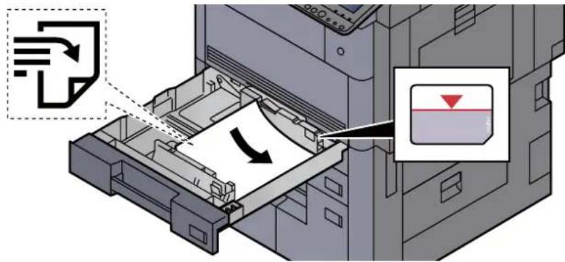 KYOCERA TASKalfa 8002i - Régler le guide de la longueur du papier jusqu'au format de papier désiré. - 5