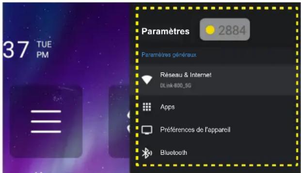 OPTOMA ML1080 - Navigation dans le menu général - 1