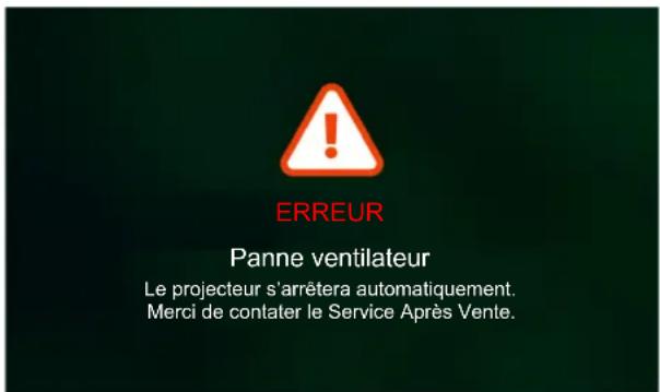 OPTOMA ML1080 - Voyant d'avertissement - 2