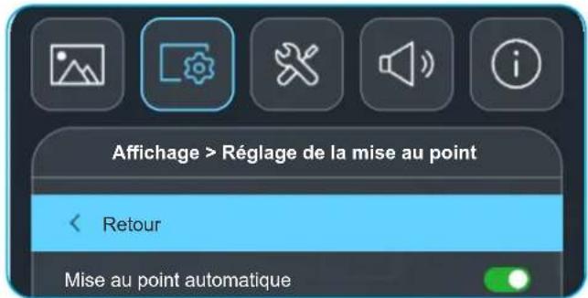 OPTOMA ML1080 - Mise au point auto et keystone automatique - 1