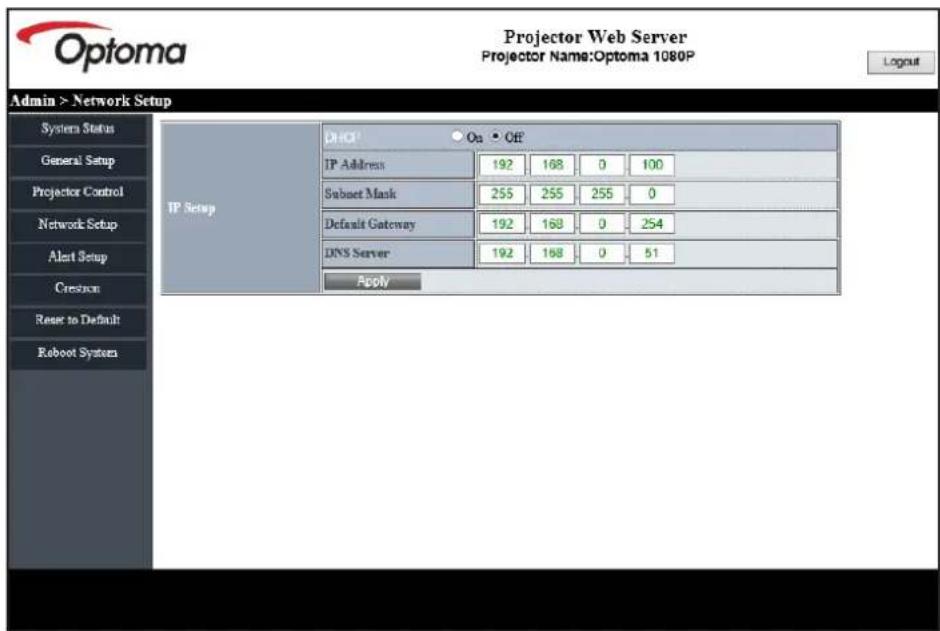 OPTOMA ZK450 - Config générale - 3