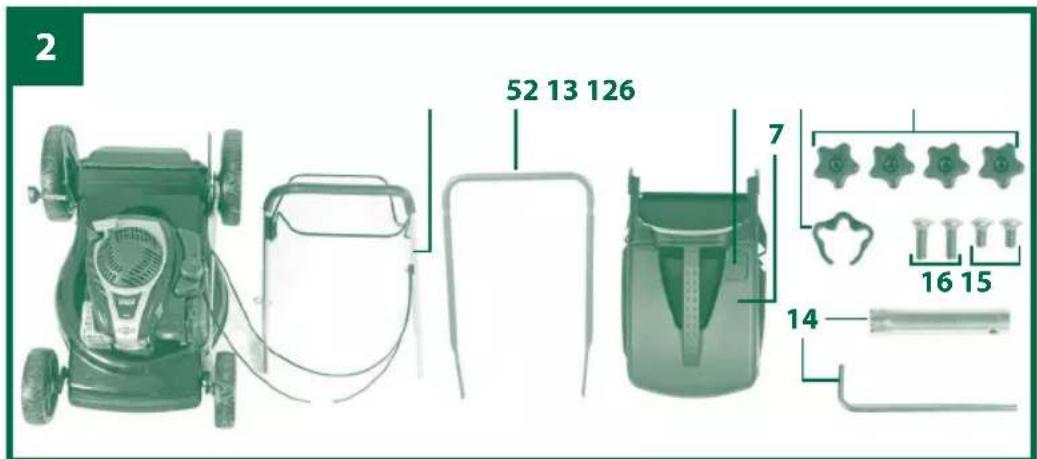 Gardenline GLBM 46 - Vedi Figura 2: - 2