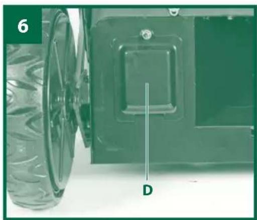 Gardenline GLBM 46 - Sostituzione della lama (Fig. 8) - 1