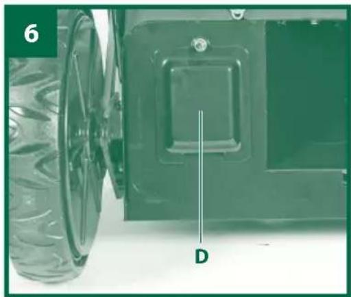 Gardenline GLBM 46 - Wechseln des Messers (Abb. 8) - 1