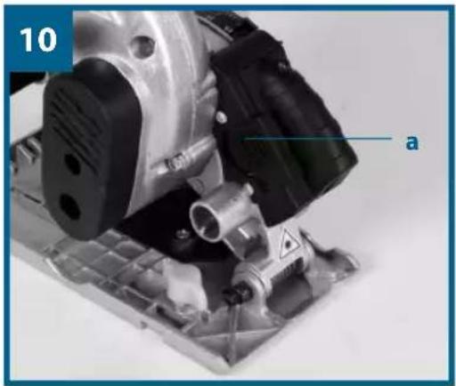 Workzone WZHK 860 L - Changement de piles - 2