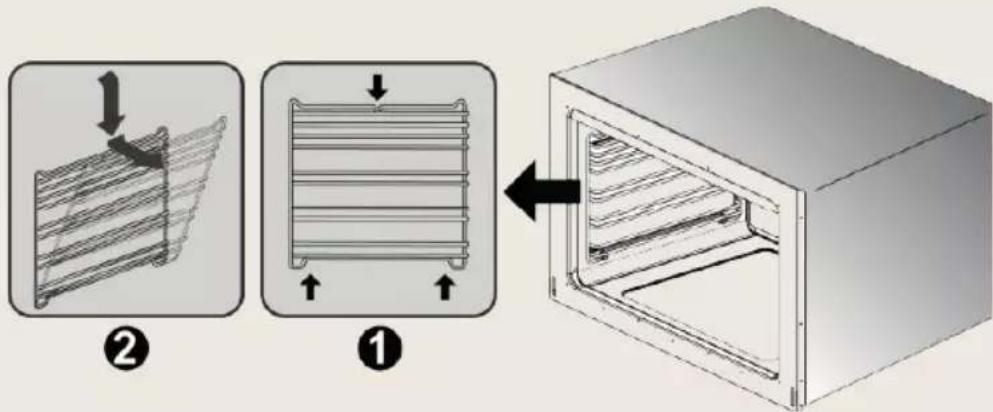 BORETTI CRG916MAT - Removing the oven door - 1