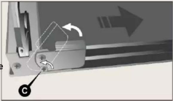 BORETTI CRG916MAT - Ausbau der Ofentür - 2