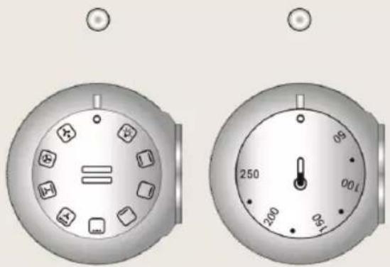 BORETTI CRG916MAT - Description of electric oven knobs - 1