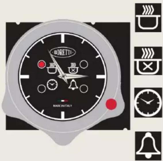 BORETTI CRG916MAT - Utilisation et programmation de l'horloge numérique analogique des fours - 1