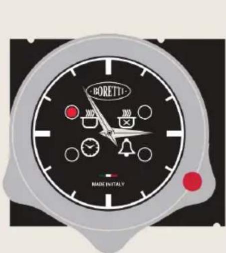 BORETTI CRI915IX - Nutzung und Programmierung der digitalen Analoguhr am Backofen - 1