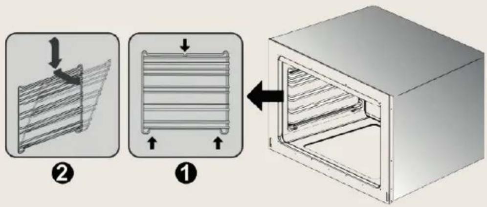 BORETTI CRI915IX - Verwijderen van de ovendeur - 1