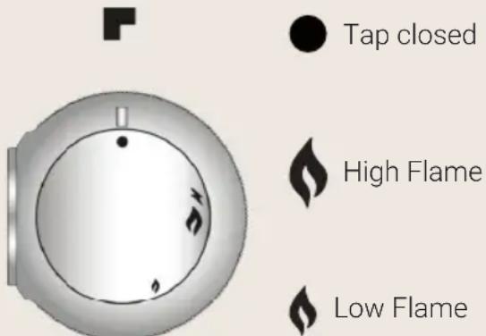 BORETTI CRI915IX - Switching on the burners - 1