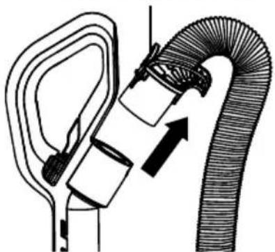 KENMORE FeatherLite Lift-Up DU4099 - CHECKING FLEXIBLE HOSE &amp; WAND FOR CLOGS - 2