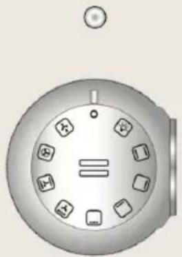 BORETTI CRG916IX - Description of electric oven knobs - 1