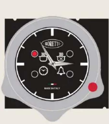 BORETTI CRG916IX - Nutzung und Programmierung der digitalen Analoguhr am Backofen - 1
